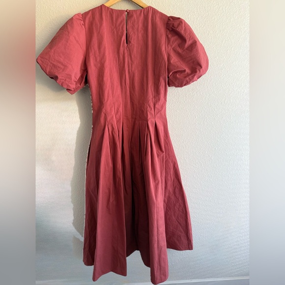 Anthropologie x Eri+Ali Corset Seamed Midi Dress Women’s Size 4 - Picture 9 of 15